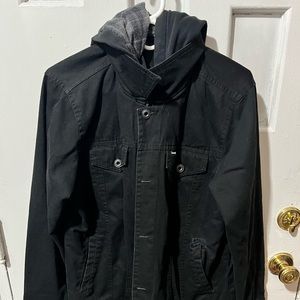 VINTAGE Black Hurley Truckstop Jacket